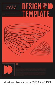 Creative Poster With Simple Ilustration Vector