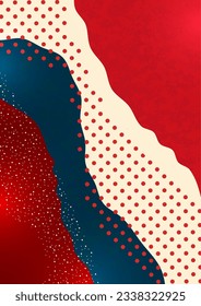 Creative poster style fluid, dynamic wavy colored shapes. Ideal for party, banner, cover, print, promotion, sale, greeting, ad, web, page header landing social media Vector