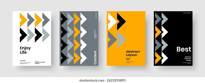 Plantilla de póster creativo. Diseño de presentación de negocios aislados. Diseño moderno del folleto. Anuncio. Informe. Portada de libro. Antecedentes. Volante. Publicidad. Identidad de marca. Manual. Folleto. Panfleto