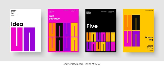 Plantilla de póster creativo. Diseño moderno de la presentación del negocio. Diseño de Anuncio aislado. Volante. Portada de libro. Antecedentes. Folleto. Informe. Folleto. Identidad de marca. Boletín informativo. Panfleto. Cartera