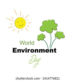 Creative poster of World Environment Day
