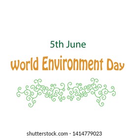 Creative poster of World Environment Day