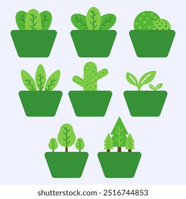 Planta de panela criativa para deco caseiro moderno e elegante