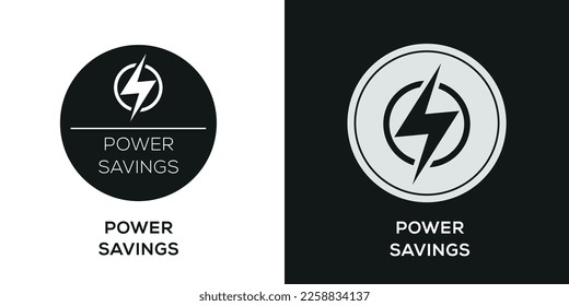 Creative (Power savings) Icon, Vector sign.