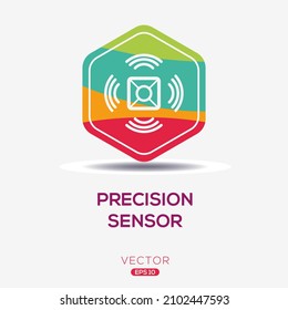 Creative (Precision Sensors) Icon, Vector Sign.