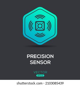 Creative (Precision Sensors) Icon, Vector Sign.