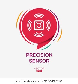 Creative (Precision Sensors) Icon, Vector Sign.