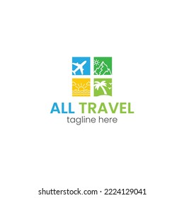 Creative Premium Travel Logo Vector Template