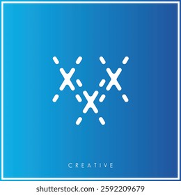 Creative Premium Vector latter logo design. Creative Logo. Elegant leaves.  modern design. Vector Illustration logo. Creative Minimal feminine monogram and logo.