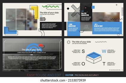 Creative presentation templates elements on a white background. Vector infographics. Use in Presentation, flyer and leaflet, corporate report, marketing, advertising, annual report, banner.