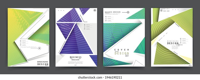 Creative presentation templates. Flat design vector infographic elements for slides, annual report, brochure, flyers, web design and banner