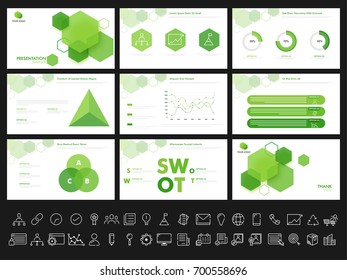 Plantillas de presentación creativas para sus informes y presentaciones empresariales. Puede utilizarse como folleto, folleto, diseño de portada.