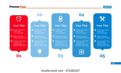 Creative Process Chart Slide Template