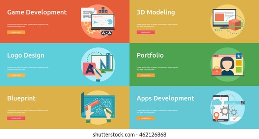 Creative Process Conceptual Design | Banner Set