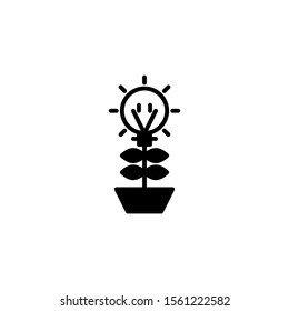 Creative process glyph icon black and white