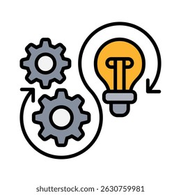 Creative Process Icon Element for Design