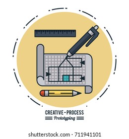 Creative process infographic