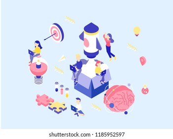 Creative Process Isometric