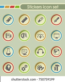 creative process round sticker icons for your creative ideas