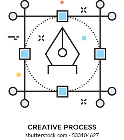 Creative Process Vector Icon