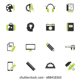 creative process web icons for user interface design