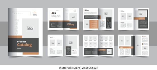 Creative product catalog brochure or fashion and multipurpose portfolio, catalogue template, furniture product catalog brochure. Modern product catalog design and catalogue design