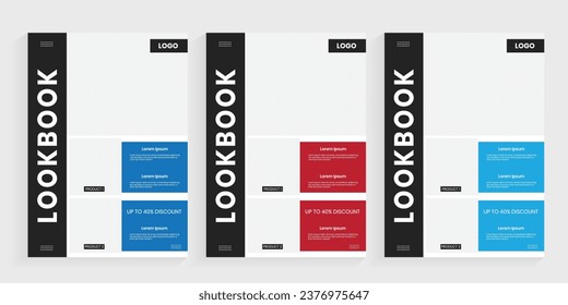 Folleto de impresión de catálogo de productos creativos, hoja de venta y diseño de lista de precios