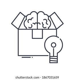 Creative product icon, linear isolated illustration, thin line vector, web design sign, outline concept symbol with editable stroke on white background.