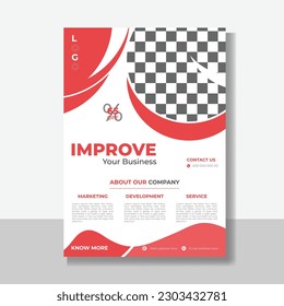 Diseño de volante creativo profesional a4, diseño de plantillas de volante, volante de negocios, plantilla de diseño de volante de folletos empresariales, empresa