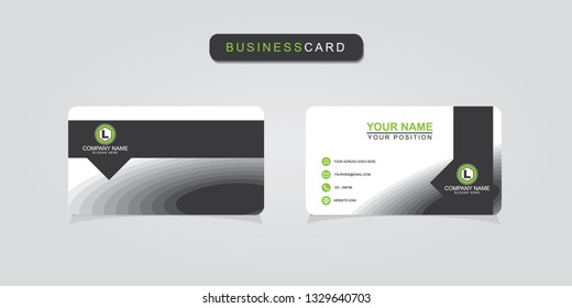 Creative and professional business card design, Clean visiting card, Contact card and name card design template