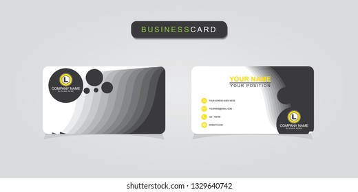 Creative and professional business card design, Clean visiting card, Contact card and name card design template