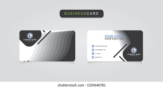 Creative and professional business card design, Clean visiting card, Contact card and name card design template