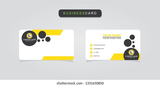 Creative and professional business card design, Clean visiting card, Contact card and name card design template

