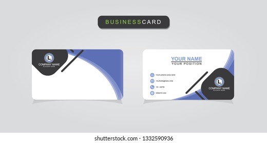 Creative and professional business card design, Clean visiting card, Contact card and name card design template  