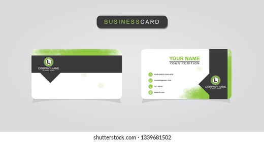 Creative and professional business card design, Clean visiting card, Contact card and name card design template
