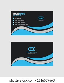 Creative and professional business card design, Clean visiting card, Contact card and name card design template