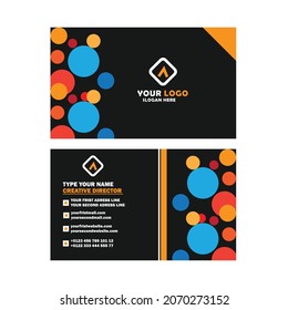 A creative and professional, Business card Template for any kind of business that will suit perfect for your company. It can be used in any Business like advertise, advertising, agency, business flyer