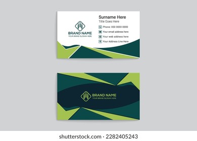 Creative and professional business card template