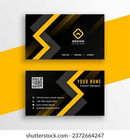 creative professional business card template for company branding vector
