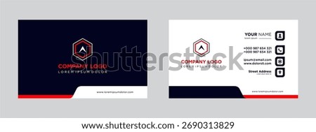 Creative professional business card template
