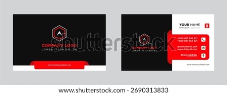 Creative professional business card template
