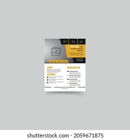 A creative and professional, Business Flyer Template for any kind of business that will suit perfect for your company. It can be used in any Business like advertise, advertising, agency, A lot of.