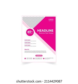 Vorlage für kreativen professionellen Business-Flyer-Vektorgrafik