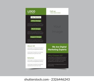 plantilla de folleto profesional creativo