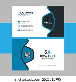 Creative professional corporate business card design template. Visiting card for corporate print. Modern and simple business card template