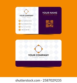 Creative professional corporate business card design template. Visiting card for corporate print. Modern and simple business card template