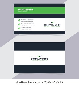 Creative professional corporate business card design template, corporate design template, clean professional