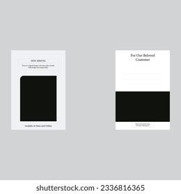 Plantilla de diseño de tarjetas postales corporativas creativas y profesionales