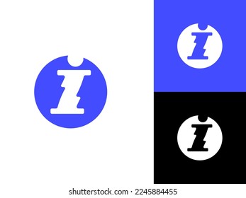 Creative and professional custom lettering logo mark and brand identity, letter i logo and app icon design
