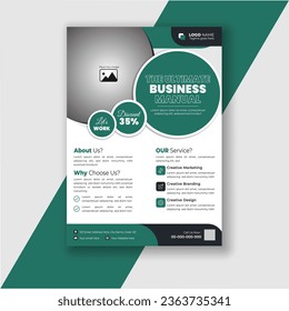 Creative and professional flyer design template for marketing agencies, business promotion, business proposal, advertisement and personal use.